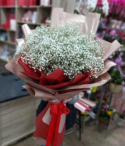 Букет цветов из: Гипсофила в Кирпильской