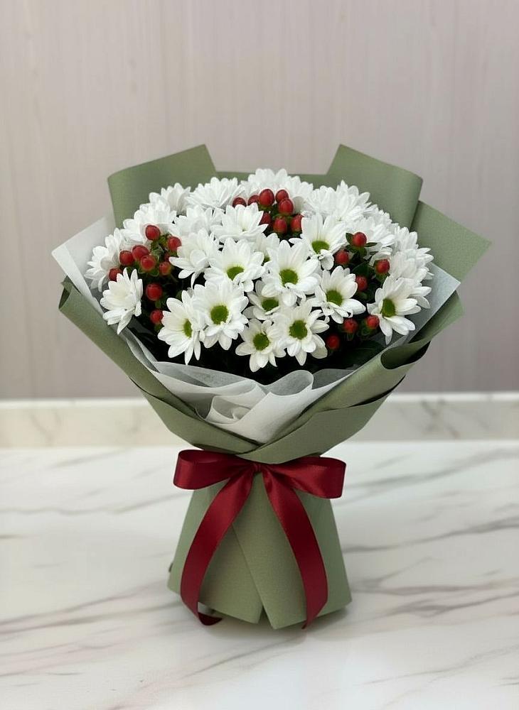 Букет цветов из: Хризантемы в Кирпильской