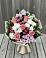 Букет цветов из: Альстромерии, Гвоздики, Розы и Хризантемы в Кирпильской