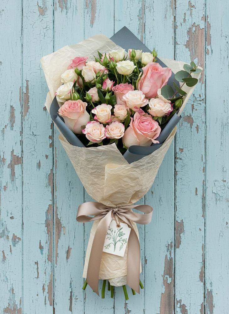 Букет цветов из: Розы в Кирпильской