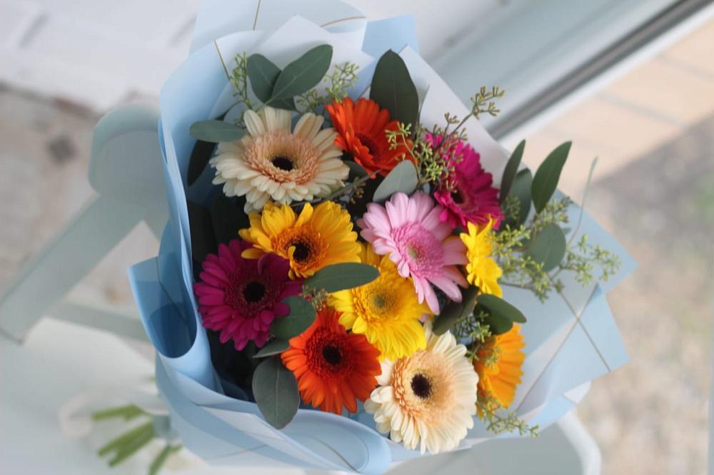 Букет цветов из: Герберы в Кирпильской