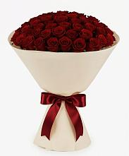Букет 101 Бордовая роза Блэк Бакарра в Кирпильской