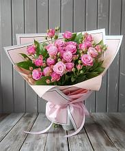 Букет Розовый кустик в Кирпильской