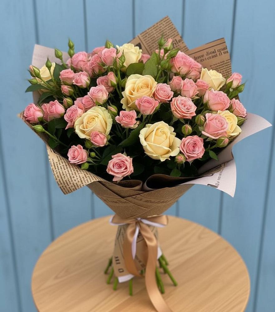 Букет цветов из: Розы в Кирпильской