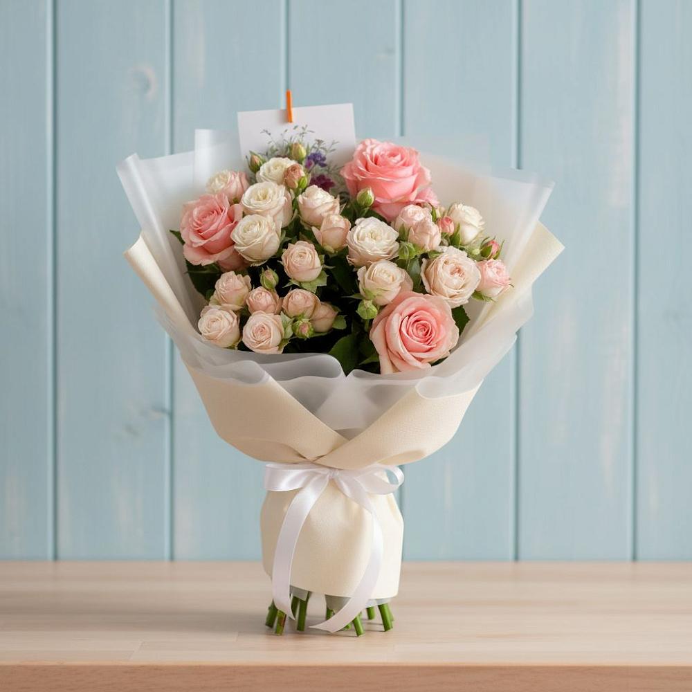 Букет цветов из: Розы в Кирпильской