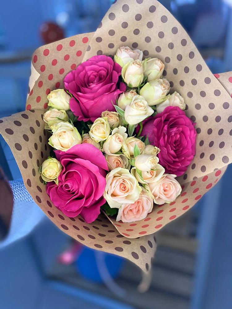 Букет цветов из: Розы в Кирпильской