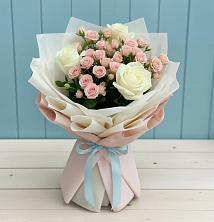 Букет цветов из:  Розы в Кирпильской