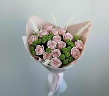 Букет цветов из:  Розы и Хризантемы в Кирпильской