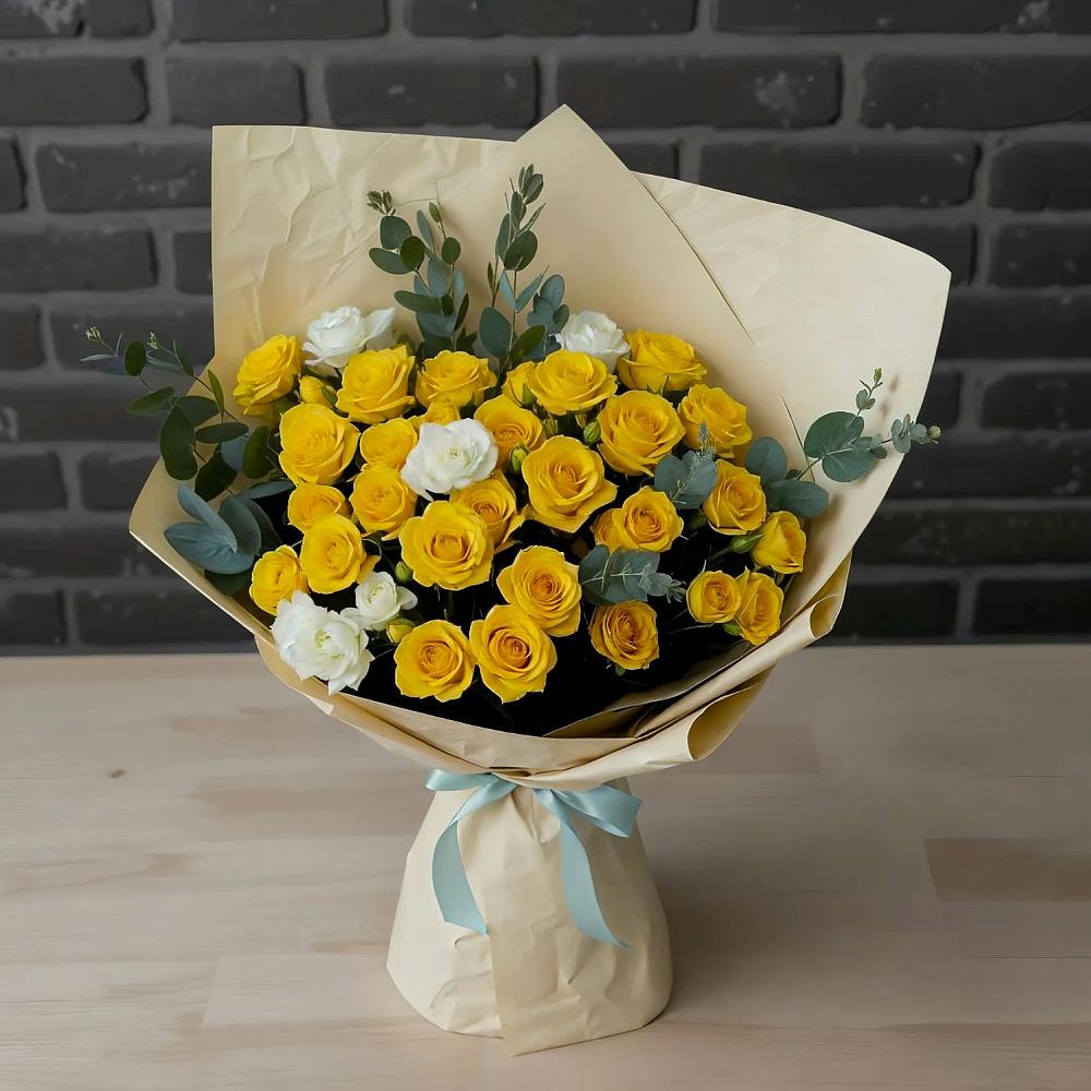 Букет цветов из: Розы в Кирпильской