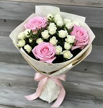 Букет цветов из:  Розы в Кирпильской