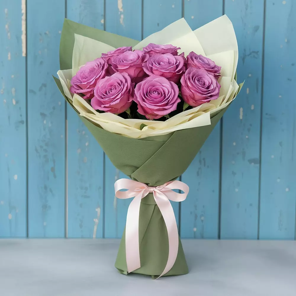 Букет Розы Фёрст Леди в Кирпильской