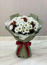 Букет цветов из:  Хризантемы #REPLACE_PRED# Кирпильской