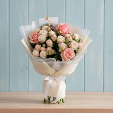 Букет цветов из:  Розы в Кирпильской