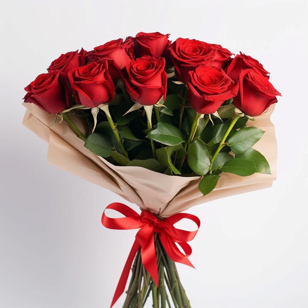 Букет 11 Красных роз Эдлесс Лав в Кирпильской