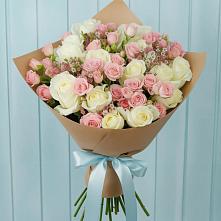 Букет цветов из:  Розы в Кирпильской